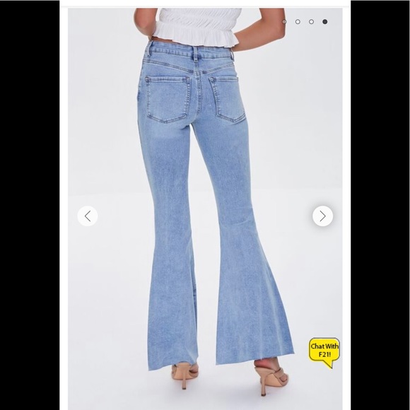 FOREVER 21 High Rise Flare Jeans NWT - Picture 2 of 3